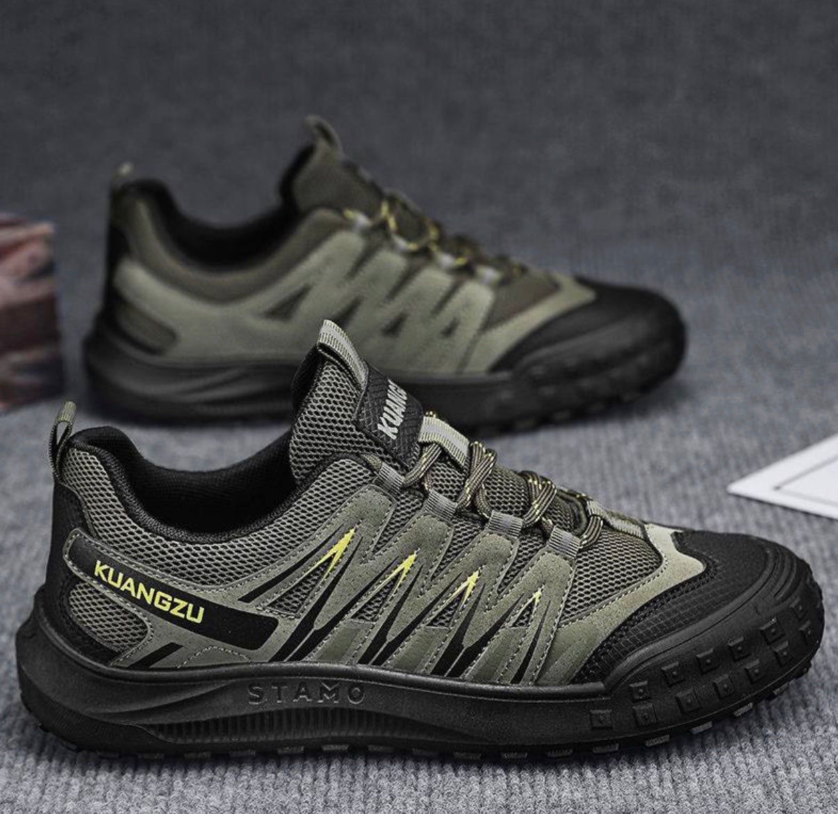Men’s Mesh Leather Sneakers