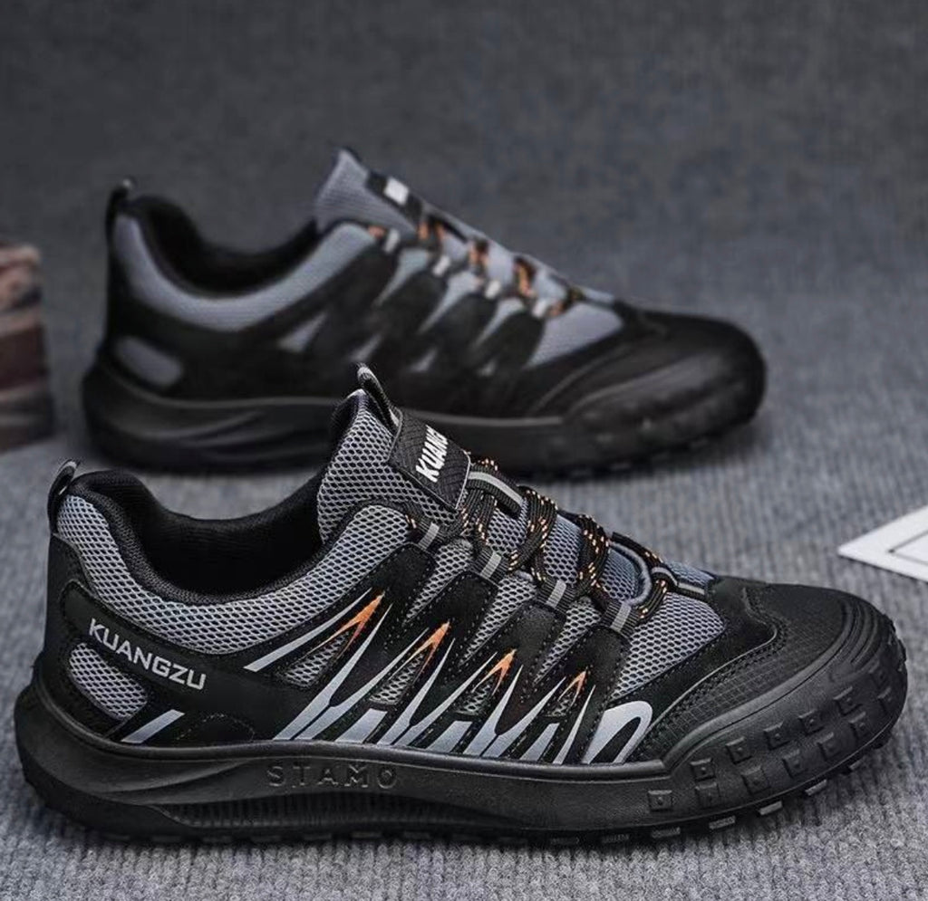 Men’s Mesh Leather Sneakers